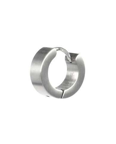 Mono orecchino unisex Arock a cerchio in acciaio opaco - Orecchini Mono orecchino unisex Arock a cerchio in acciaio opaco - Orecchini