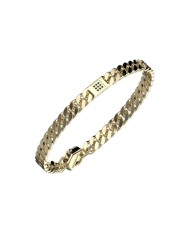 Bracciale uomo Bikkembergs in acciaio gold e diamanti - Bracciali