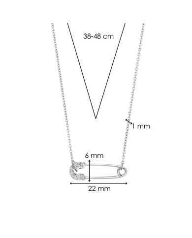 Collana spilla da balia in argento - Collane Collana spilla da balia in argento - Collane