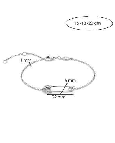 Bracciale spilla da balia in argento - Bracciali Bracciale spilla da balia in argento - Bracciali