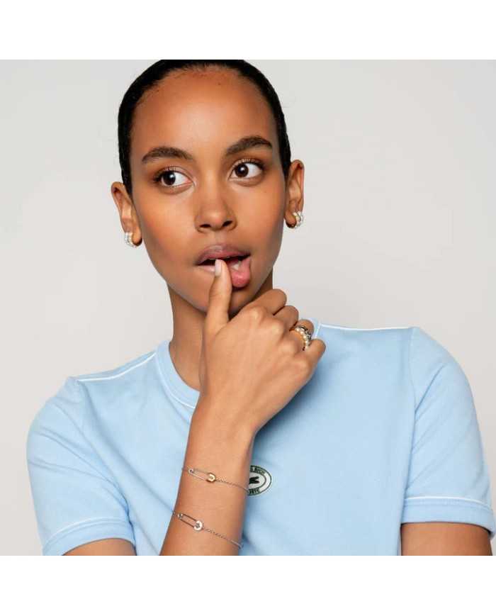 Bracciale spilla da balia in argento - Bracciali