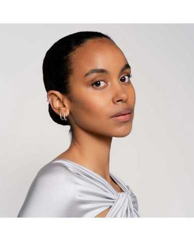 Orecchini donna Ti sento Milano in argento e zirconi - Orecchini