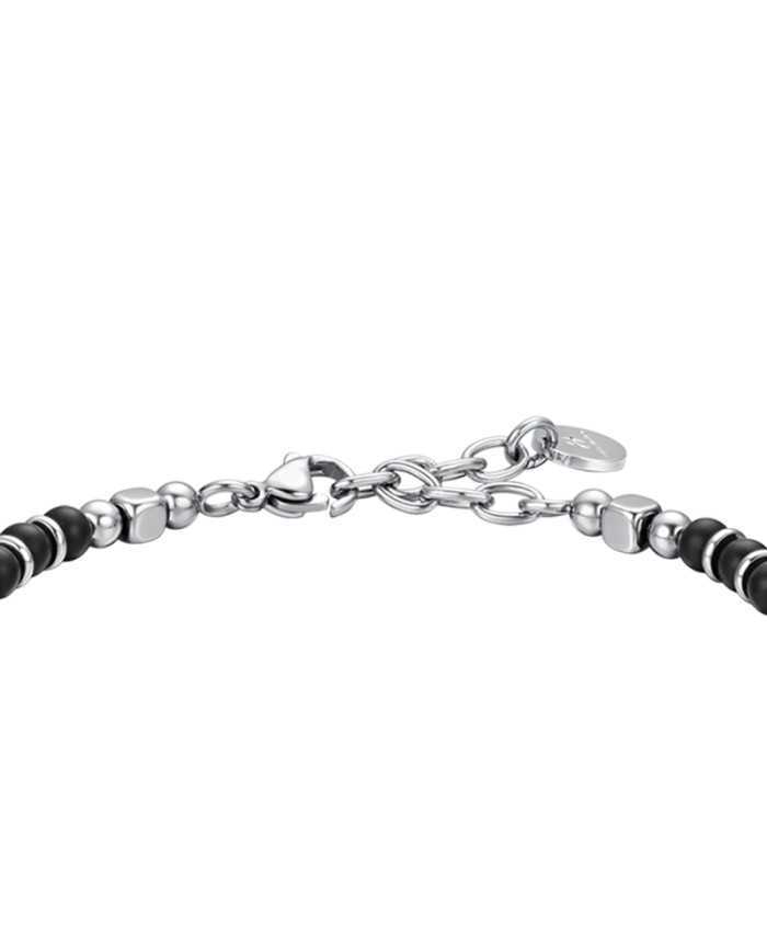 Bracciale uomo Luca Barra in acciaio con scritta - Il meglio deve ancora venire - Bracciali