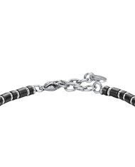 Bracciale uomo Luca Barra in acciaio con scritta - Tutto inizia con un sogno - Bracciali