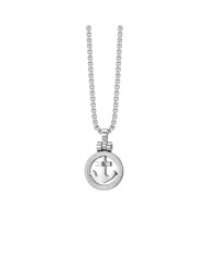 Collana uomo Luca Barra in acciaio con ancora CK491