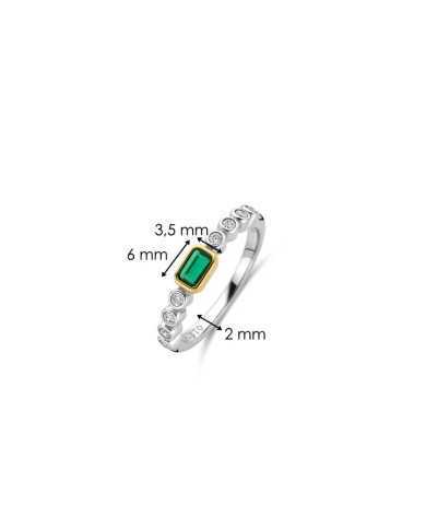 Anello donna Ti Sento Milano con zirconi 12340EM Anello donna Ti Sento Milano con zirconi 12340EM