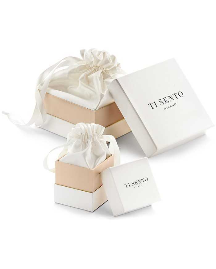 Collana donna Ti Sento Milano in argento con perla e zirconi