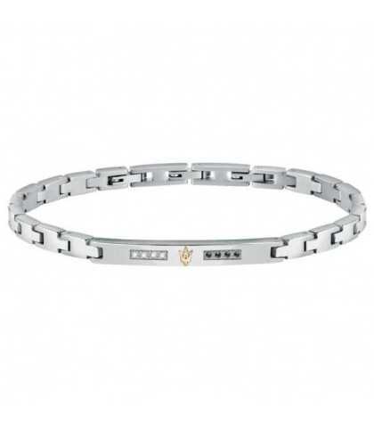 Bracciale uomo maserati con diamanti Bracciale uomo maserati con diamanti