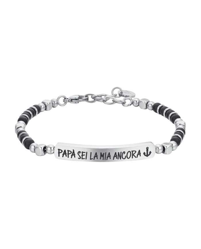bracciale uomo con frase