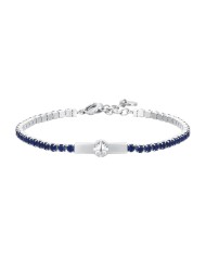 Bracciale Tennis uomo Luca Barra in acciaio BA1813