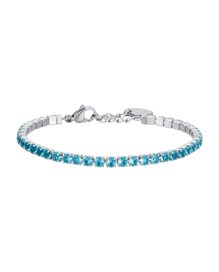 Bracciale Tennis in Acciaio Luca Barra