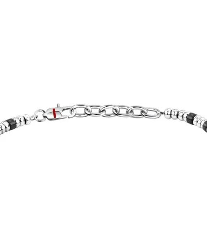 Bracciale Uomo Sector Basic SZS134 in Acciaio e Agata Nera Bracciale Uomo Sector Basic SZS134 in Acciaio e Agata Nera