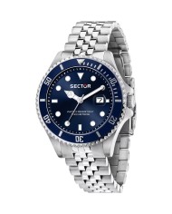 Orologio Uomo Sector 230 Solo Tempo in acciaio Quadrante Blu