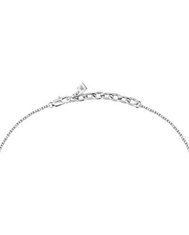 Collana uomo in argento e cristalli neri SATT22