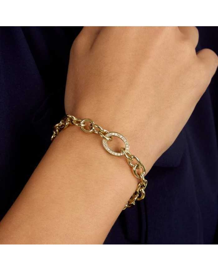 bracciale donna catena dorato