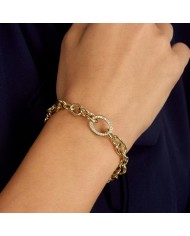 bracciale donna catena dorato