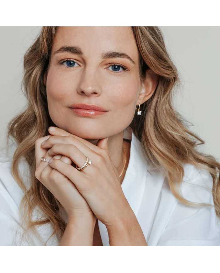 Anello Solitario in argento