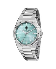 Orologio uomo Maserati in acciaio e quadrante azzurro