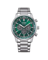 Orologio Uomo Citizen Cronografo Eco-Drive Verde CA4720-52X