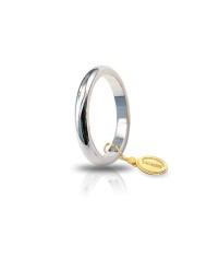 Fede in oro bianco 4 grammi Classica Unoaerre