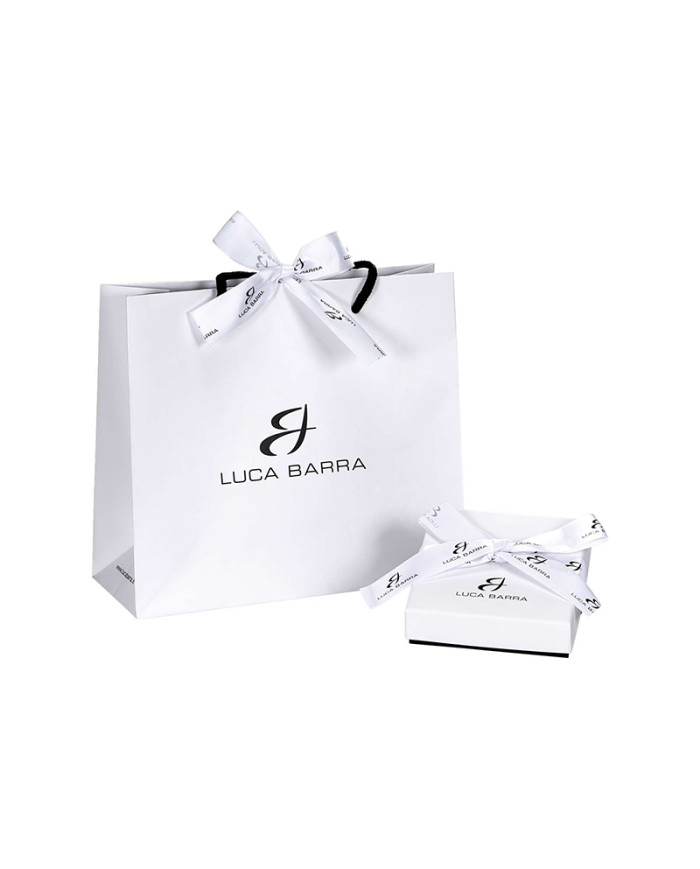 Bracciale Tennis Donna Luca Barra Acciaio e Cuore BK2867| Doria Gioielli
