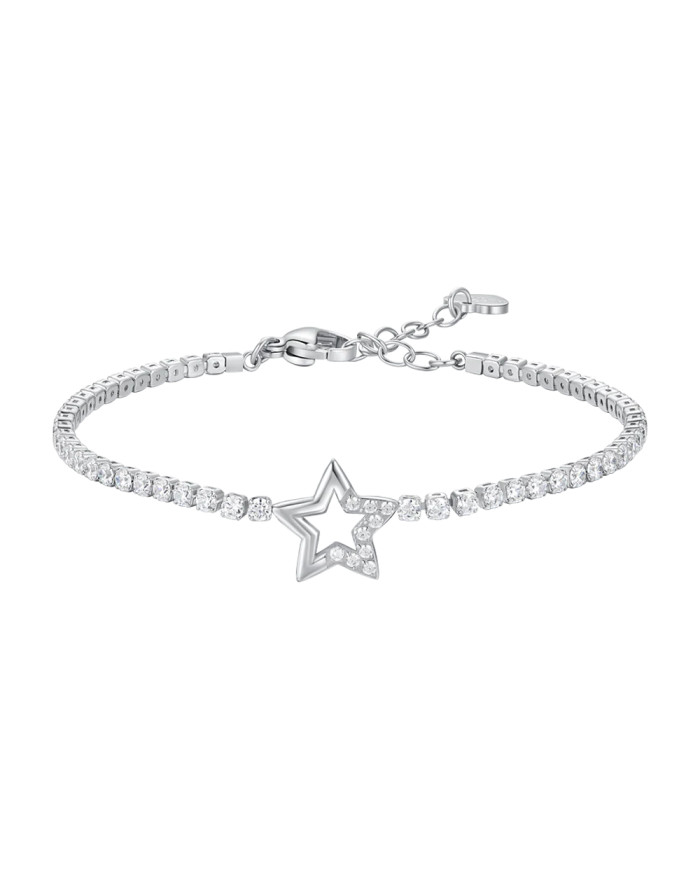Bracciale Tennis Donna Luca Barra con stella