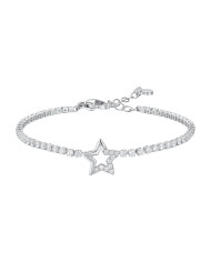 Bracciale Tennis Donna Luca Barra Acciaio e Stella BK2865| Doria Gioielli