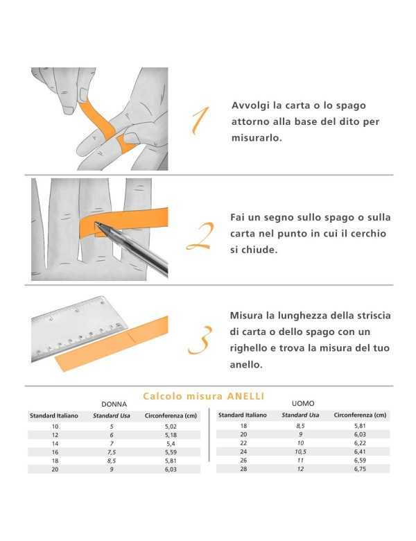 Anello unisex Maria Cristina Sterling circle argento - Fasce e fedine