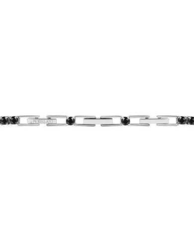 Bracciale Tennis in argento nero - Bracciali Bracciale Tennis in argento nero - Bracciali