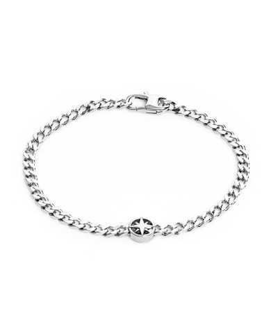 Bracciale uomo Jack&Co in argento con rosa dei venti - Bracciali