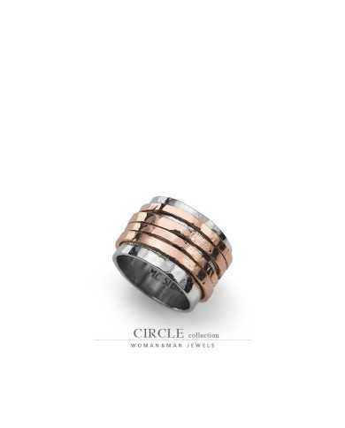 Anello unisex Maria Cristina Sterling circle argento - Fasce e fedine Anello unisex Maria Cristina Sterling circle argento - Fasce e fedine