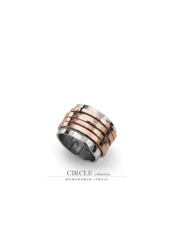 Anello unisex Maria Cristina Sterling circle argento - Fasce e fedine