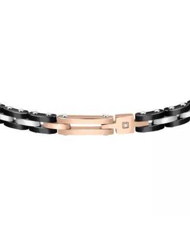 Bracciale uomo Morellato ceramica nera e diamante - Bracciali Bracciale uomo Morellato ceramica nera e diamante - Bracciali