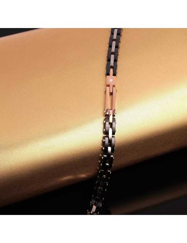 Bracciale uomo Morellato ceramica nera e diamante - Bracciali