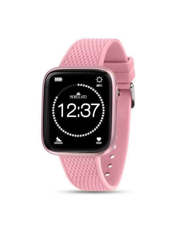 Orologio Smartwatch M-01 silicone rosa - Orologi