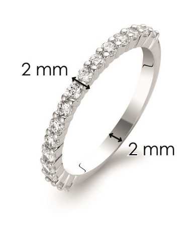 Anello donna in Argento e Zirconi - Anelli