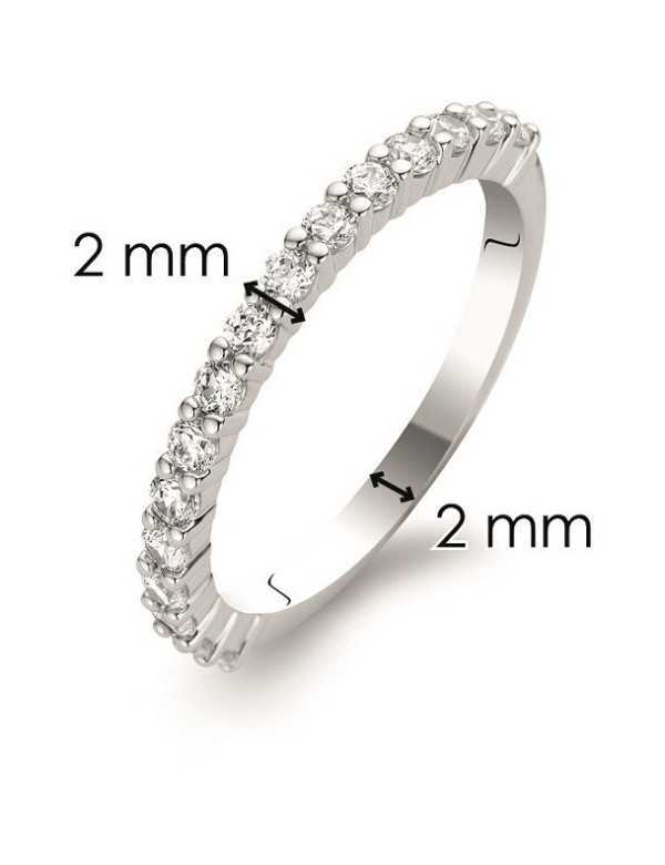 Anello donna in Argento e Zirconi - Anelli