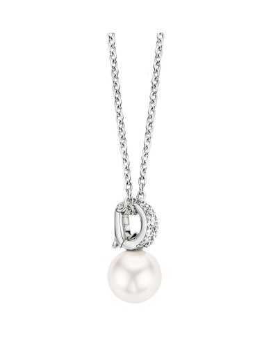 Collana donna con Perla e Zirconi - Collane Collana donna con Perla e Zirconi - Collane
