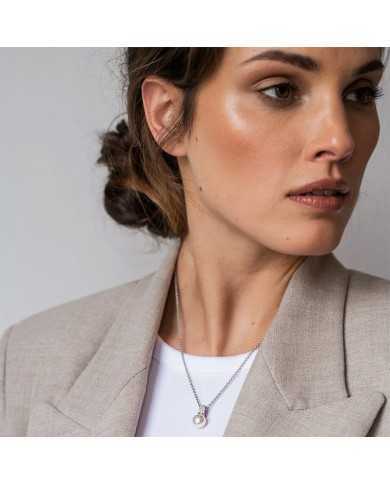 Collana donna con Perla e Zirconi - Collane Collana donna con Perla e Zirconi - Collane
