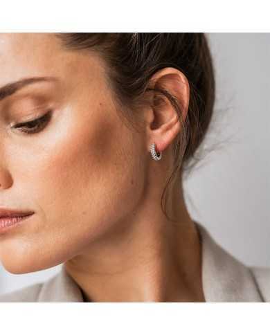Orecchini donna in Argento e Zirconi - Orecchini