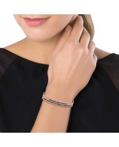 Bracciale donna Stroili rigido con frase - Bracciali