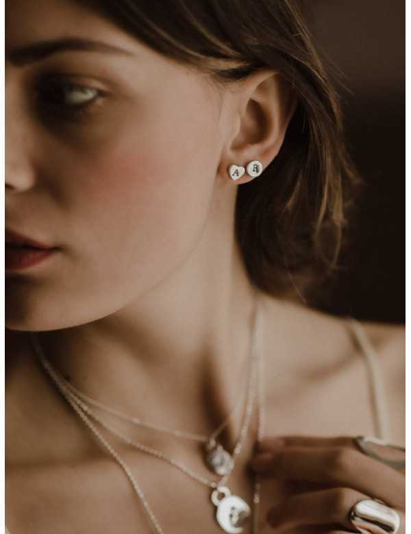 Orecchini donna Cuori & Frecce cuore in argento - Orecchini