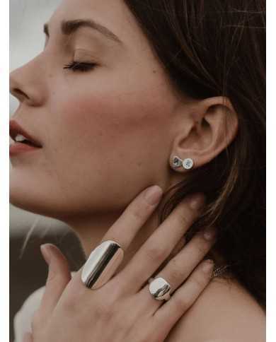 Orecchini donna Cuori & Frecce tondi in argento - Orecchini Orecchini donna Cuori & Frecce tondi in argento - Orecchini