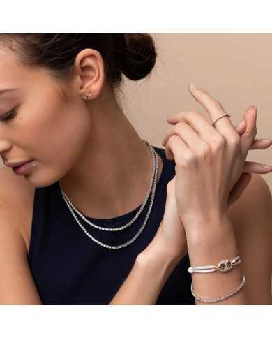 Anello Donna in Argento e Zirconi - Anelli