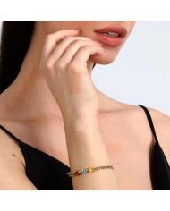 Bracciale donna Morellato dorato con pietre - Bracciali