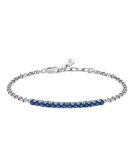 Bracciale unisex Morellato tennis in argento blu - Bracciali